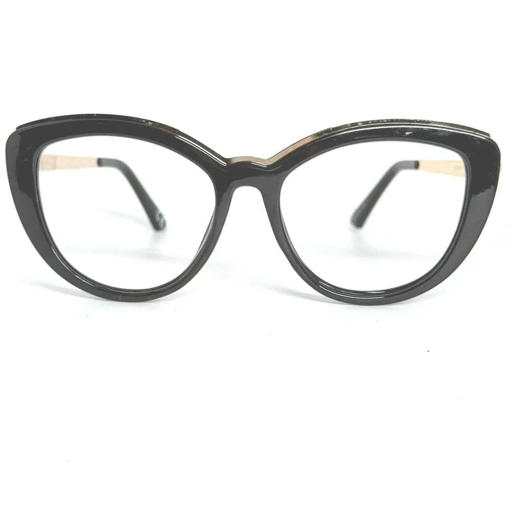 Prive Revaux Sunset Place S‎ 807M9 Black Gold Polarized Cat Eye Sunglasses 21834